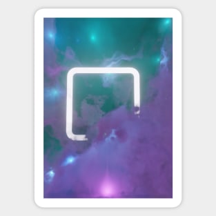 PlayStation Nebula Art - Square Sticker